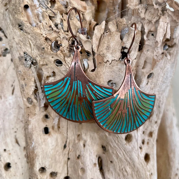 Bohemian Handmade Fan Earrings