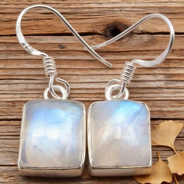 Bohemian silver wire earrings