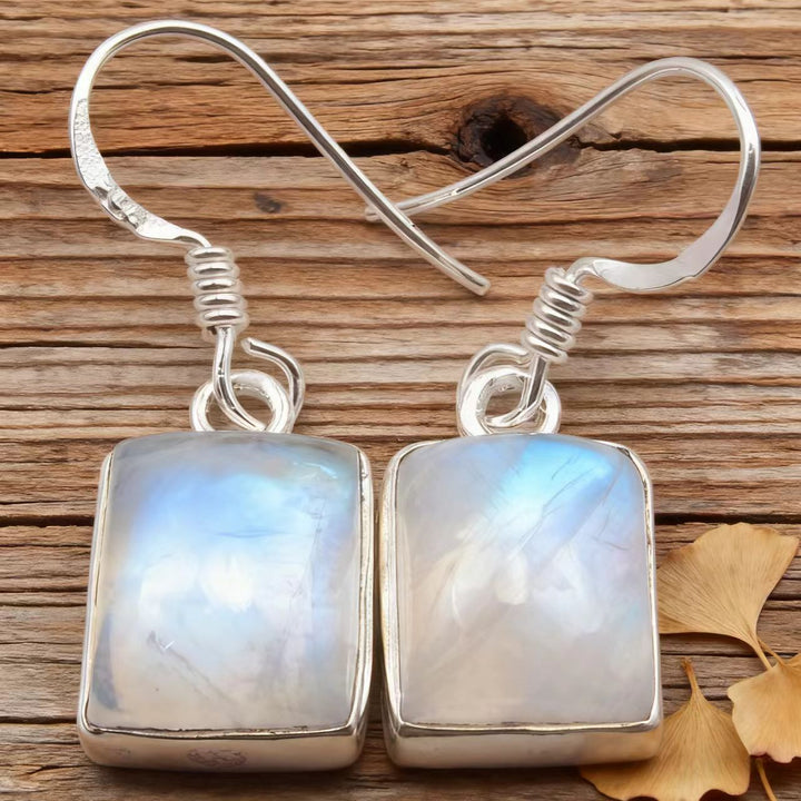 Bohemian silver wire earrings