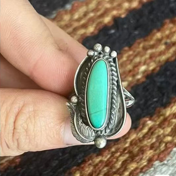 Vintage Navajo Style Turquoise Ring