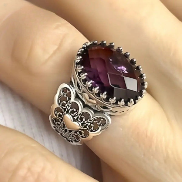 Retro Exaggerated And Simple Personalized Women's Ring